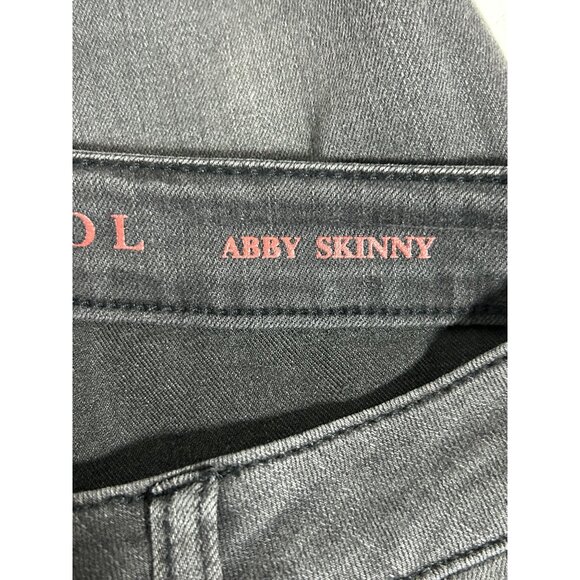 Liverpool Women's Abby Skinny Mid Rise Stretch Jeans in Gray - Sz 2/26 - Picture 4 of 7